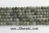 CLB1076 15.5 inches 8mm faceted round labradorite beads