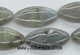 CLB110 15.5 inches 15*30mm marquise labradorite gemstone beads wholesale