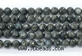 CLB1212 15.5 inches 8mm faceted round black labradorite gemstone beads