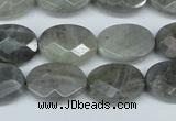 CLB188 15.5 inches 13*18mm faceted oval labradorite beads