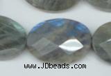 CLB189 15.5 inches 22*30mm faceted oval labradorite beads