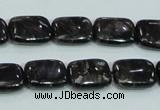 CLB309 15.5 inches 10*14mm rectangle black labradorite gemstone beads