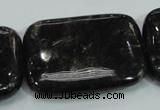 CLB311 15.5 inches 30*40mm rectangle black labradorite gemstone beads