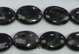 CLB312 15.5 inches 13*18mm oval black labradorite gemstone beads