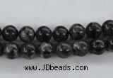 CLB351 15.5 inches 6mm round black labradorite beads wholesale