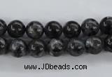 CLB352 15.5 inches 8mm round black labradorite beads wholesale