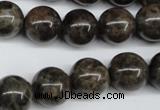 CLB435 15.5 inches 14mm round grey labradorite beads wholesale