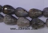 CLB504 15.5 inches 12*16mm faceted teardrop labradorite beads