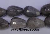 CLB506 15.5 inches 15*20mm faceted teardrop labradorite beads