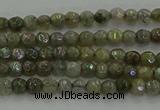 CLB609 15.5 inches 3mm faceted round AB-color labradorite beads