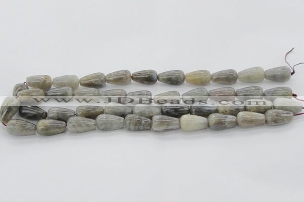 CLB725 15.5 inches 10*30mm teardrop labradorite gemstone beads