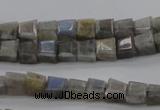 CLB752 15.5 inches 7*9mm faceted trapezoid labradorite gemstone beads