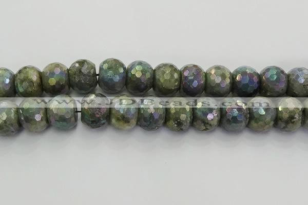 CLB764 15.5 inches 15*20mm faceted rondelle AB-color labradorite beads