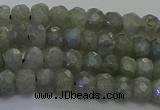 CLB771 15.5 inches 2.5*4mm faceted rondelle labradorite beads