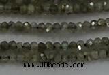 CLB794 15.5 inches 1.5*2.5mm faceted rondelle labradorite beads