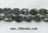 CLB799 25*30mm - 25*35mm faceted octagonal labradorite beads