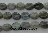 CLB80 15.5 inches 8*10mm oval labradorite beads wholesale