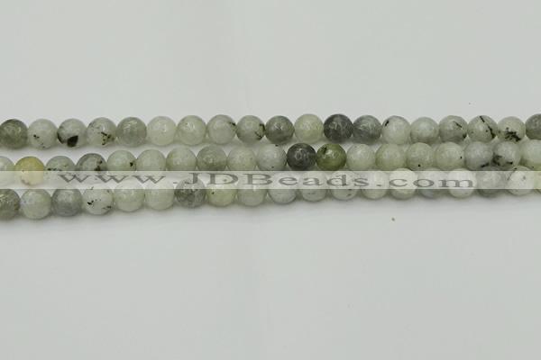 CLB862 15.5 inches 8mm faceted round AB grade labradorite beads