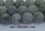 CLB874 15.5 inches 10mm round matte labradorite gemstone beads