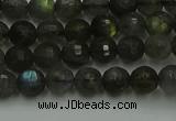 CLB901 15.5 inches 6mm faceted round labradorite gemstone beads