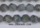 CLB981 15.5 inches 6mm faceted nuggets labradorite beads wholesale