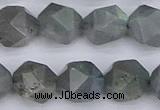 CLB984 15.5 inches 12mm faceted nuggets labradorite beads wholesale