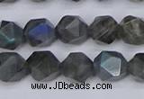 CLB987 15.5 inches 8mm faceted nuggets labradorite beads wholesale