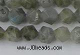 CLB993 15.5 inches 8mm faceted nuggets labradorite gemstone beads