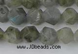 CLB994 15.5 inches 10mm faceted nuggets labradorite gemstone beads