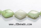 CLE14 rhombic 10*10mm lemon turquoise gemstone beads Wholesale