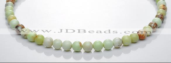 CLE19  15.5 inch round 8mm lemon turquoise stone beads Wholesale