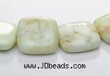 CLE25 square lemon turquoise 15*15mm gemstone beads Wholesale