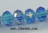 CLG41 14 inches 8*10mm faceted rondelle handmade lampwork beads