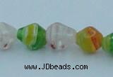 CLG577 16 inches 8*10mm rice lampwork glass beads wholesale