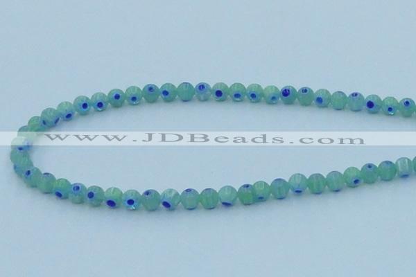 CLG624 10PCS 16 inches 6mm round lampwork glass beads wholesale