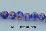 CLG625 10PCS 16 inches 6mm round lampwork glass beads wholesale