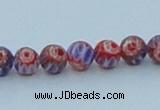 CLG628 10PCS 16 inches 6mm round lampwork glass beads wholesale