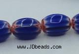 CLG636 5PCS 16 inches 10*14mm oval lampwork glass beads wholesale