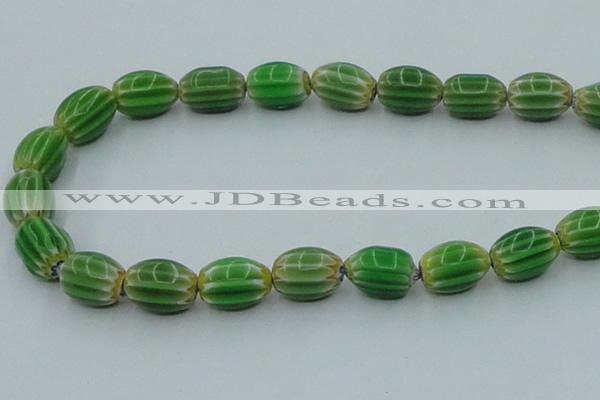 CLG638 5PCS 16 inches 10*14mm oval lampwork glass beads wholesale