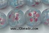 CLG759 15 inches 12mm round lampwork glass beads wholesale