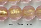 CLG845 15.5 inches 14mm round lampwork glass beads wholesale