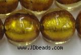 CLG850 15.5 inches 18mm round lampwork glass beads wholesale