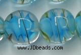 CLG854 15.5 inches 18mm round lampwork glass beads wholesale