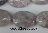 CLI70 15.5 inches 18*25mm oval lilac jasper beads wholesale