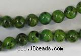 CLJ220 15.5 inches 8mm round dyed sesame jasper beads wholesale