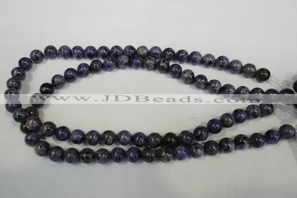 CLJ233 15.5 inches 10mm round dyed sesame jasper beads wholesale