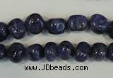 CLJ242 15.5 inches 10mm nuggets dyed sesame jasper beads wholesale