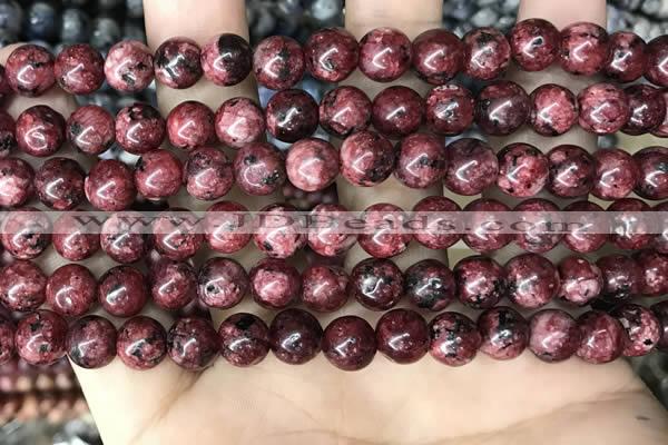 CLJ510 15.5 inches 4mm,6mm,8mm,10mm & 12mm round sesame jasper beads