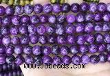 CLJ514 15.5 inches 4mm,6mm,8mm,10mm & 12mm round sesame jasper beads