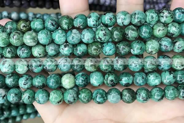 CLJ527 15.5 inches 4mm,6mm,8mm,10mm & 12mm round sesame jasper beads